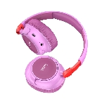 Беспроводные/проводные наушники Hoco W43 фиолетовый, накладные, Bluetooth + проводной, до 25 ч., фото2