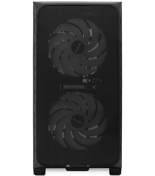 Компьютерный корпус без блока питания HSPD M321, Mesh Mini-tower, черный, slide TG, 0.45 SPCC, 2x140мм ARGb+1x120мм ARGb mATX, mITX 160/340/184мм 2x2.5', 2x3.5', 4xPCI 2xUSB-A 3.0, 1xUSB-A 1.0 390x200x385мм
