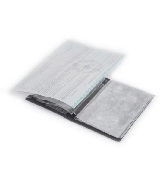Обложка для документов Piquadro Black Square PP5256B3/N, черный, натур.кожа