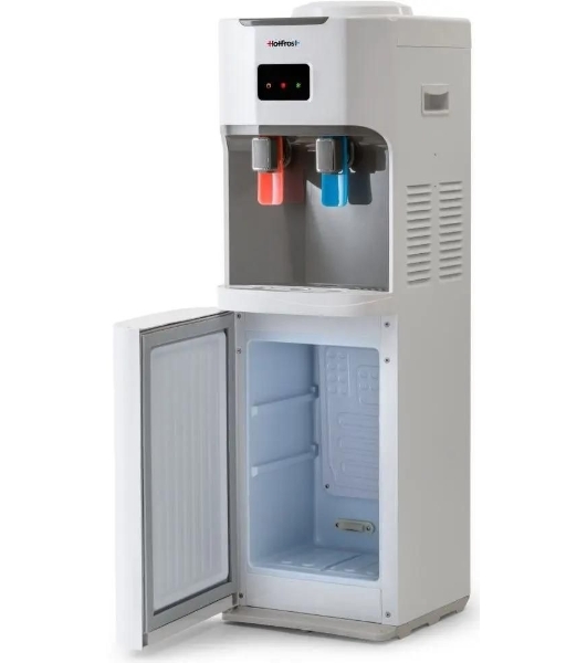Кулер для воды HotFrost V115B, верхняя загрузка, нагрев 90 °С, охлаждение 10 °С, белый