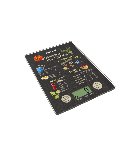 Весы кухонные MAXVI KS141G черный