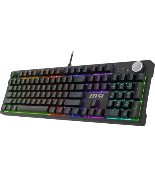 Клавиатура MSI Forge GK320 проводная, USB Type-A, чёрный