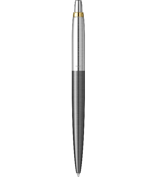 Ручка шариковая Parker Jotter Grey Core GT (2213723) M, синие чернила, подарочная коробка