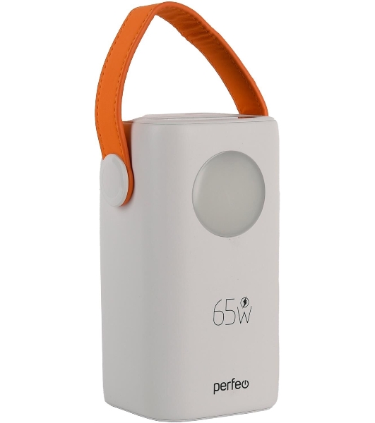 Портативный аккумулятор PERFEO (PF_E1635) MOON 65W 40000 mAh/LED дисплей, белый