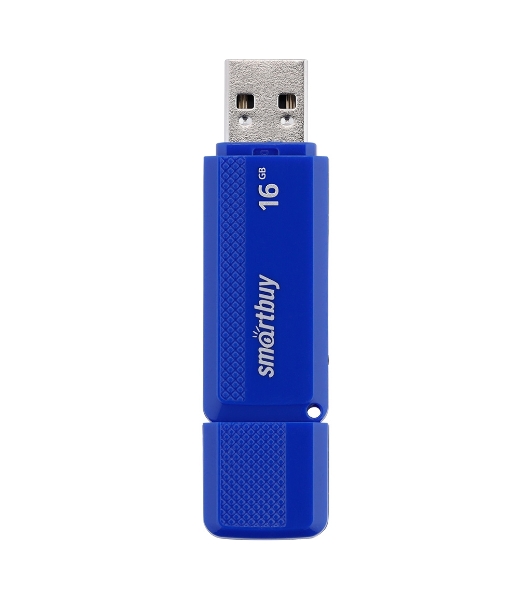 Флешка USB Smartbuy Dock Blue (SB16GbDK-B), 16Gb, USB 2.0, R/W 15/5, синий