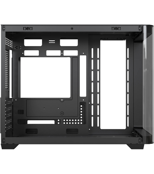 Компьютерный корпус AeroCool/Formula Crystal U2M Floe черный без БП mATX 1xUSB 3.0 1xUSB3.1 audio bott PSU