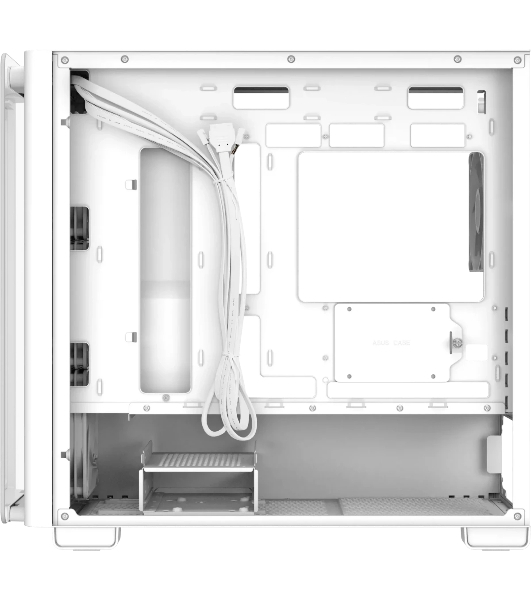 Корпус ASUS A23 Plus White, Mini-Tower, белый, 4 x 120 мм