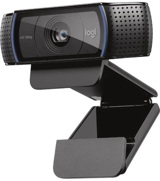 Веб-камера Logitech C920 1920x1080, 30 кадр/с, USB Type-A, микрофон (2 шт, шумоподавление), автоматическая фокусировка, автоосвещение, универсальное крепление