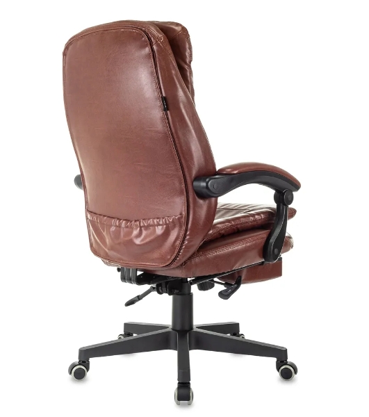 Кресло Бюрократ T-9950MSG-F/BROWN-PU коричневый, экокожа