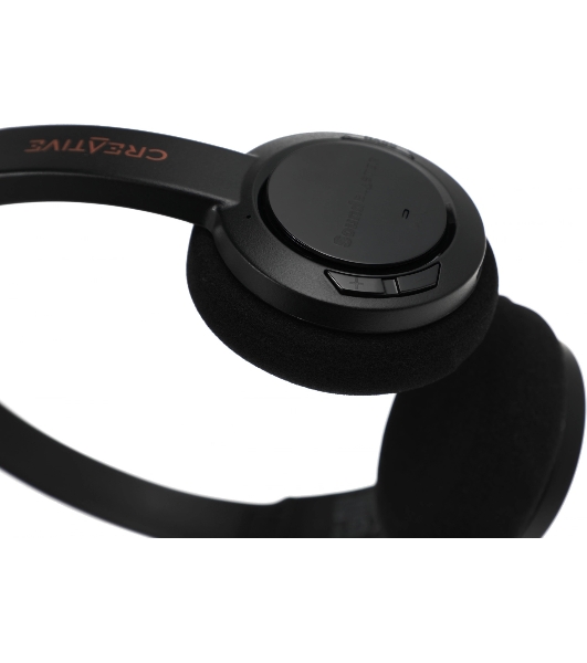 Беспроводные/проводные наушники Creative Jam V2 черный, накладные, Bluetooth + USB-C, до 22 ч