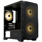 Компьютерный корпус без блока питания HSPD M321, Mesh Mini-tower, черный, slide TG, 0.45 SPCC, 2x140мм ARGb+1x120мм ARGb mATX, mITX 160/340/184мм 2x2.5', 2x3.5', 4xPCI 2xUSB-A 3.0, 1xUSB-A 1.0 390x200x385мм, фото10