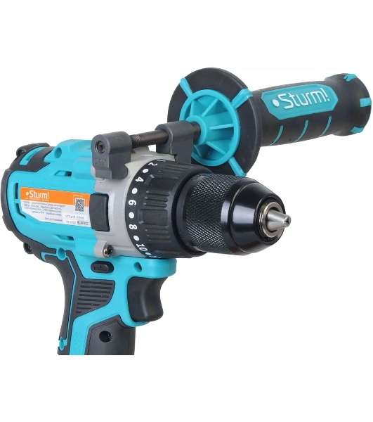 Дрель-шуруповерт Sturm CD2080, 18 В, 3 Ач, 80 Нм, бесщеточный