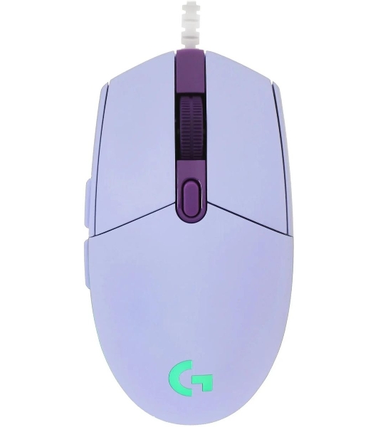 Мышь проводная Logitech G102 LIGHTSYNC фиолетовый, 8000 dpi, USB, кнопки - 6
