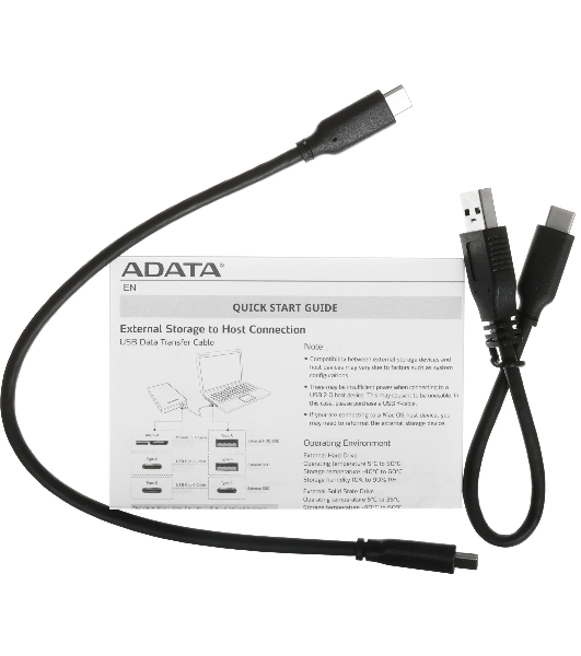 Внешний SSD ADATA External SE880, 500Gb, USB 3.2 Gen2 Type-C, R/W 2000/2000 MB/s, синий