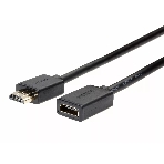Кабель удлинительный HDMI-19M---HDMI-19F ver 2.0, 2m, TELECOM TCG235MF-2M, фото 1