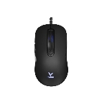 Мышь проводная Rapoo V16RGB черный, 12800 dpi, USB, кнопки - 6, фото 1