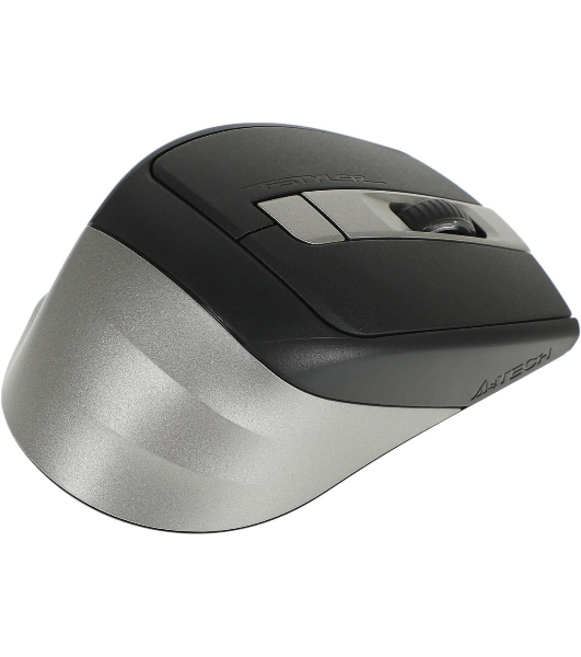Мышь беспроводная A4Tech Fstyler FB35C серый/черный, 2000 dpi, радиоканал, Bluetooth, USB, кнопки - 6