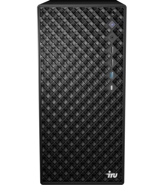Компьютер IRU Tactio 520B6SB MT Ryzen 5 8600G (4.3) 16Gb SSD 512Gb RGr FreeDOS 2.5xGbitEth 450W черный (RUS) (2116631)