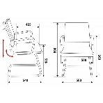 Кресло Бюрократ CH-993-Low-V/Camel светло-коричневый, экокожа, 120 кг, механизм качания, низкая спинка, фото4
