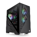 Компьютерный корпус Thermaltake Divider 170 TG ARGb/Black CA-1S4-00S1WN-00/Win/SPCC/Tempered Glass*1/120мм ARGb PWM Fan*2, фото 1