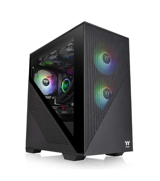 Компьютерный корпус Thermaltake Divider 170 TG ARGb/Black CA-1S4-00S1WN-00/Win/SPCC/Tempered Glass*1/120мм ARGb PWM Fan*2