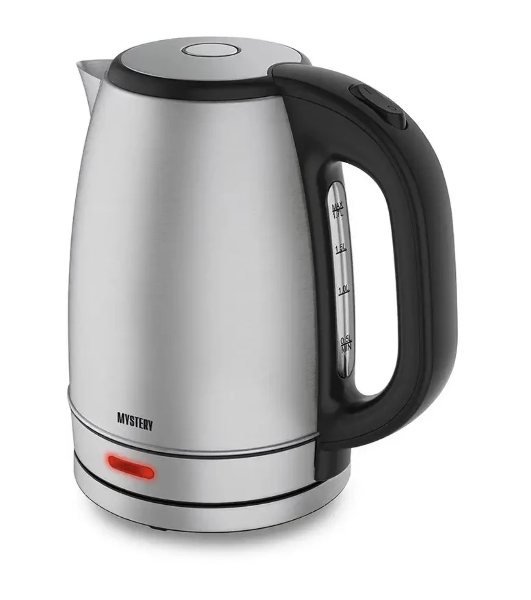 Чайник электрический MYSTERY MEK-1655 1.7 л, 1800 Вт, нержавеющая сталь