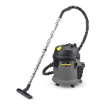 Строительный пылесос Karcher NT 27/1 серый, 1380 Вт, уборка сухая/сбор воды, пылесборник мешок/контейнер, 27 л, фото 1