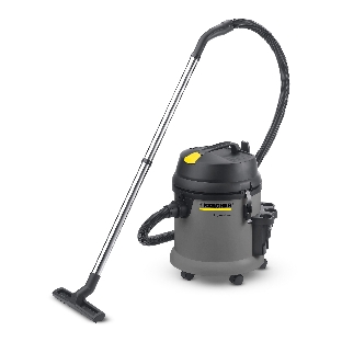 Строительный пылесос Karcher NT 27/1 серый, 1380 Вт, уборка сухая/сбор воды, пылесборник мешок/контейнер, 27 л