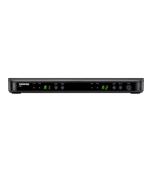 Микрофонная система SHURE BLX1288E/CVL-M17 беспроводная, двухканальная, с ручным передатчиком PG58 и петличным микрофоном CVL-B/C, частота UHF 662-686 МГц