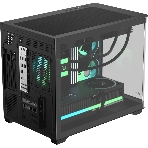 Компьютерный корпус AeroCool/Formula Crystal U2M Floe черный без БП mATX 1xUSB 3.0 1xUSB3.1 audio bott PSU, фото5