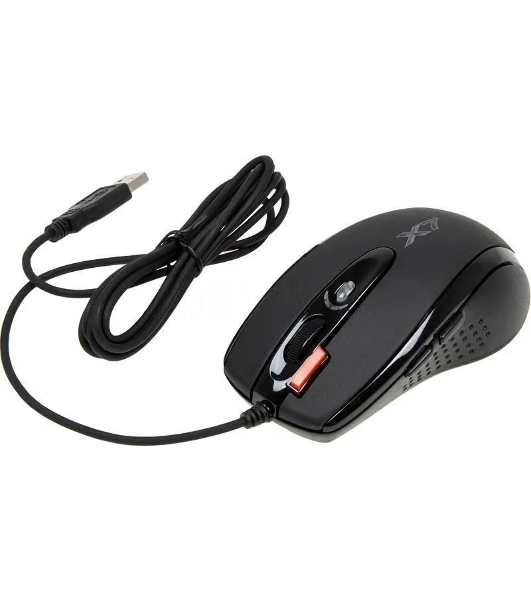 Мышь проводная A4Tech X-718BK черный, 3000 dpi, USB, кнопки - 7