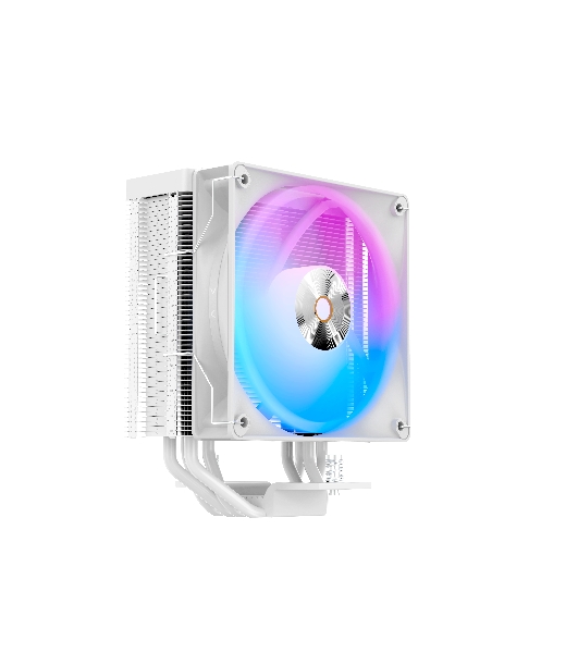 Кулер для процессора Cooler Ocypus Delta A40 WH ARGb белый 120мм алюминий+медь 2000rpm 29db 4-pin 220W 156мм