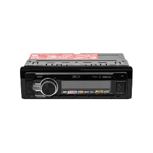 Автомагнитола ACV ADX-907BM, 1 DIN, Bluetooth, USB Type-A, AUX, пульт ДУ