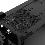 Компьютерный корпус без блока питания HSPD M340, Mesh Mid Tower, черный, TG, 0.5 SPCC, no fans, mATX, mITX, 165/350/200мм, 2x2.5', 2x3.5', 4xPCI, 1xUSB-A 3.0, 2xUSB-A 2.0, 415x220x410мм, фото2