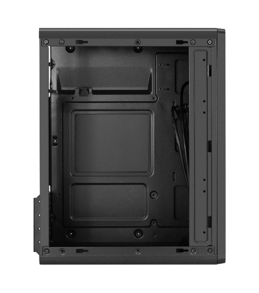 Корпус ExeGate BAA-503-UNS400, Mini-Tower, чёрный, 1 x 80/90 мм, БП 400 Вт