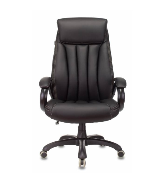 Кресло Бюрократ T-9922N Leather Venge Black черный, экокожа