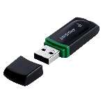 Флешка USB Smartbuy Paean черный (SB16 GbPN-K), 16Gb, USB 2.0, R/W 20/10, черный/зеленый, фото3