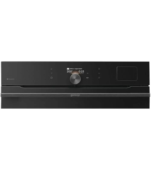 Духовой шкаф Gorenje BSA6138B, 77 л, макс. температура 300 градусов, комбинированное управление, TFT-дисплей, SteamAssist PRO, Wi-Fi, динамическая система охлаждения, быстрый нагрев, энергоэффективность А+, черный