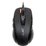 Мышь проводная A4Tech X-718BK черный, 3000 dpi, USB, кнопки - 7, фото 1