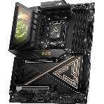 Материнская плата MSI MEG X870E ACE MAX, AM5, AMD X870E, 4xDDR5 (до 256 ГБ), 4xSATA, 5xM.2 (2xPCIe 5.0, 3xPCIe 4.0), 2xPCIe 5.0 x16, 1xPCIe x4, 1xHDMI, 1x5Gb LAN, 1x10Gb LAN, Wi-Fi 7, Bluetooth 5.4, 2xUSB-C 40Gbps (USB4), 2xUSB-C 20Gbps, 2xUSB-A 10Gbps, 7xUSB-A 5Gbps, 3x3.5 мм + S/PDIF оптический, 7.1, чёрный, с подсветкой, ATX, фото4