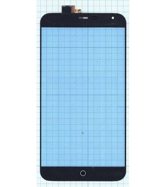 Сенсорное стекло (тачскрин) для Meizu MX4, черное