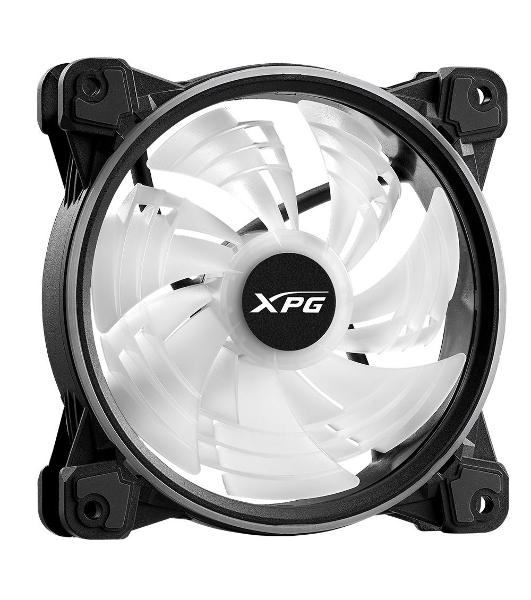 Вентилятор для корпуса ADATA XPG HURRICANE 120 PWM ARGb черный, 120 мм, пластик, 2000 об/мин, 18.17 дБ, 4 pin