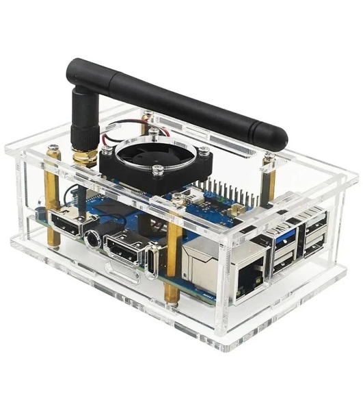 Компьютерный корпус ACD Orange Pi 5 pro Acrylic case