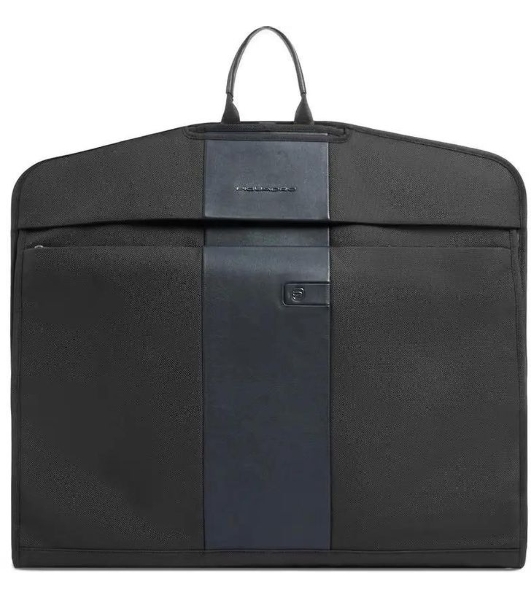 Сумка портплед Piquadro Brief2 PA7047BR2/N черная нейлон/натур.кожа