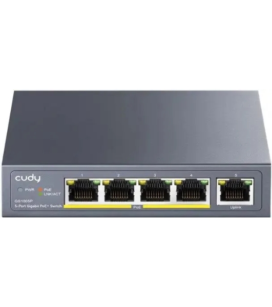 Коммутатор Cudy GS1005P, 5×1 Гбит/с