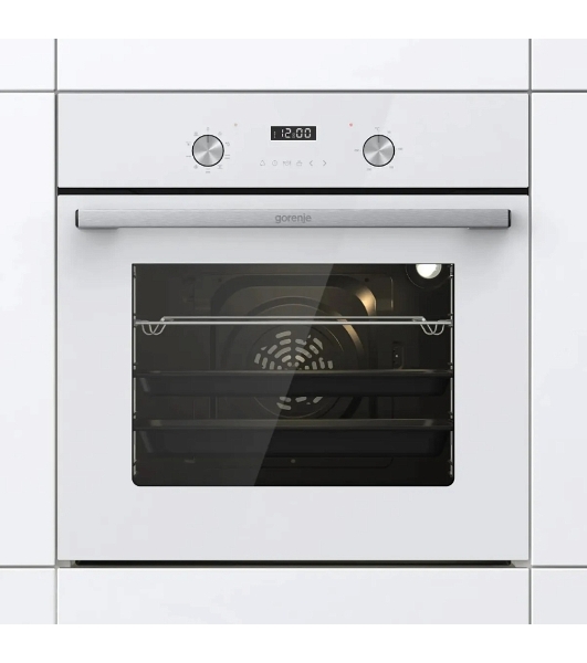 Духовой шкаф электрический встраиваемый Gorenje BO6737E03NWG белый