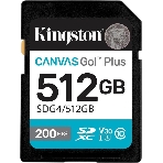 Флеш карта SDXC 512Gb Kingston SDG4/512Gb Canvas Go! Plus w/o adapter, фото 1