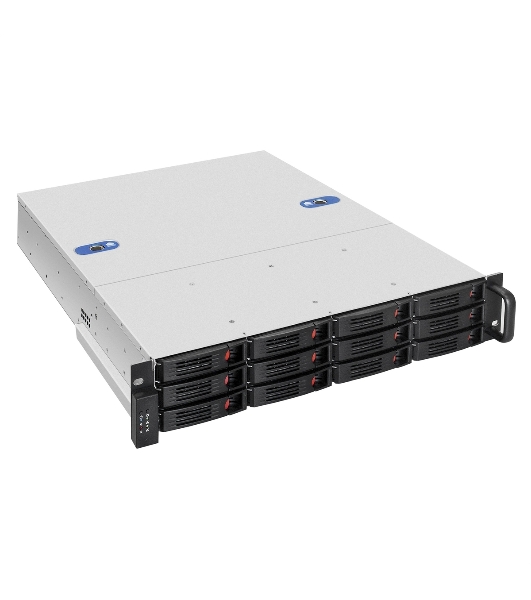 Серверный корпус ExeGate EX281298RUS Pro 2U550-HS12 (RM 19', высота 2U, глубина 550, БП 1U-800ADS,12xHotSwap, USB)