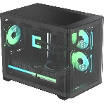 Компьютерный корпус AeroCool/Formula Crystal U2M Floe черный без БП mATX 1xUSB 3.0 1xUSB3.1 audio bott PSU, фото8