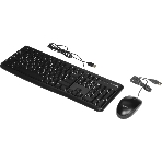 Комплект клавиатура+мышь Logitech MK120 проводной, USB, 1000 DPI, чёрный (неоригинальная гравировка), фото 1